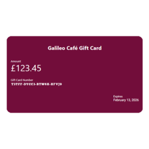 Galileo Café Gift Card